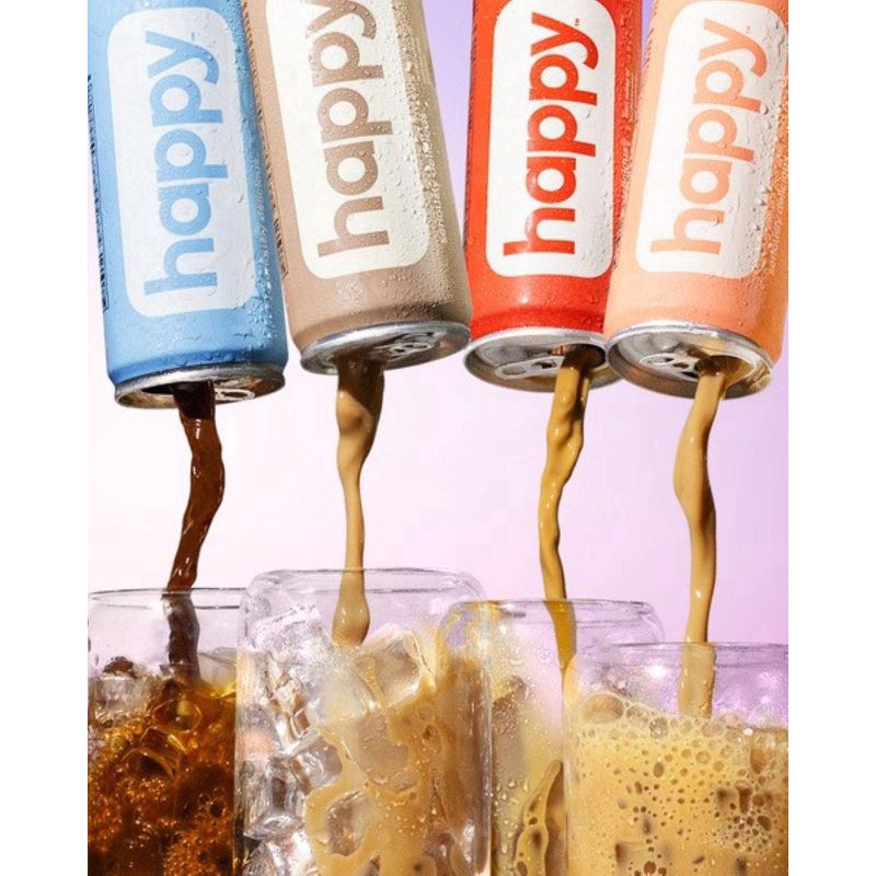 slide 4 of 4, Happy Cold Brew Canned Coffee 11 oz, 11 fl oz