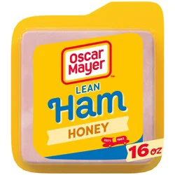 Oscar Mayer Lean Honey Ham Sliced Lunch Meat with Added Water, 16 oz. Pack