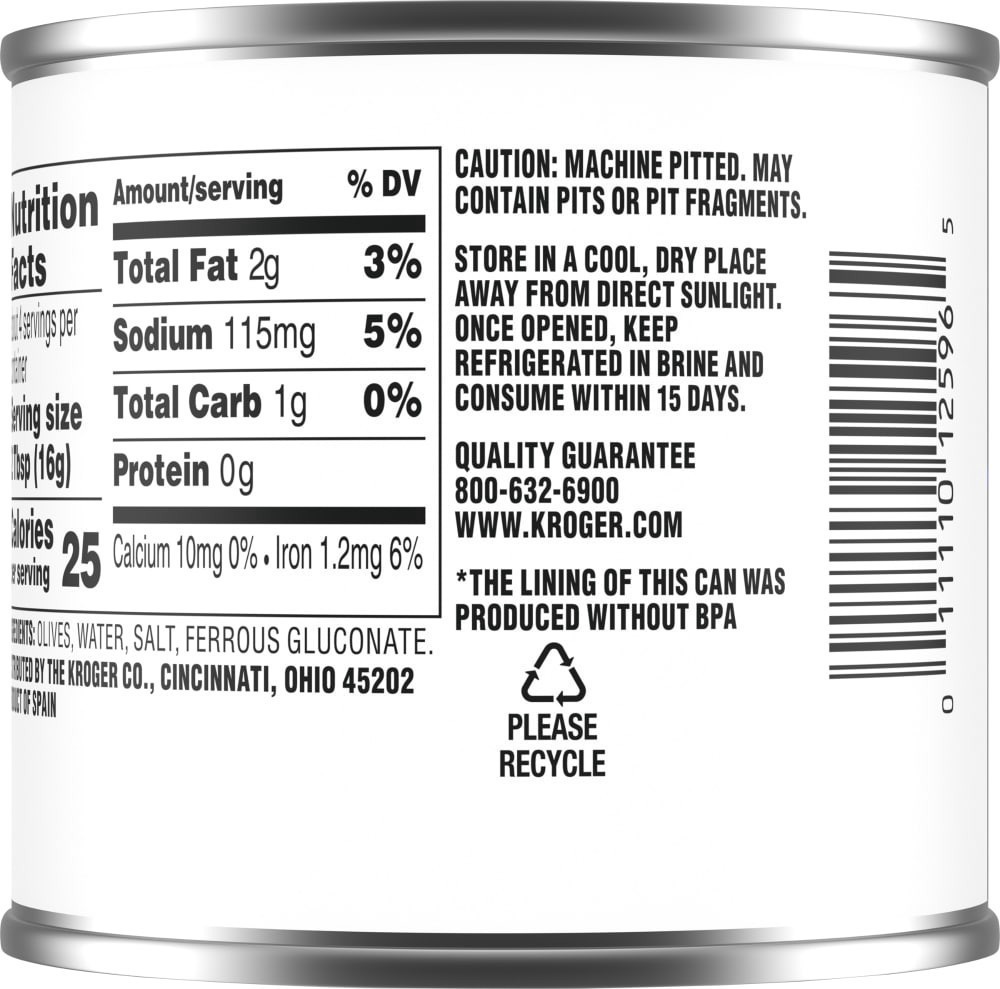 slide 4 of 4, Kroger Sliced Ripe Olives, 2.25 oz