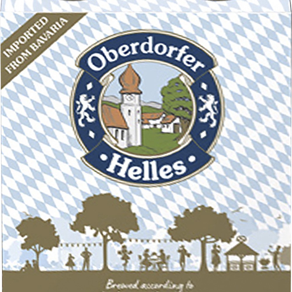 slide 1 of 1, Oberdorfer Helles Beer 4 - 16.9 fl oz Cans, 4 ct