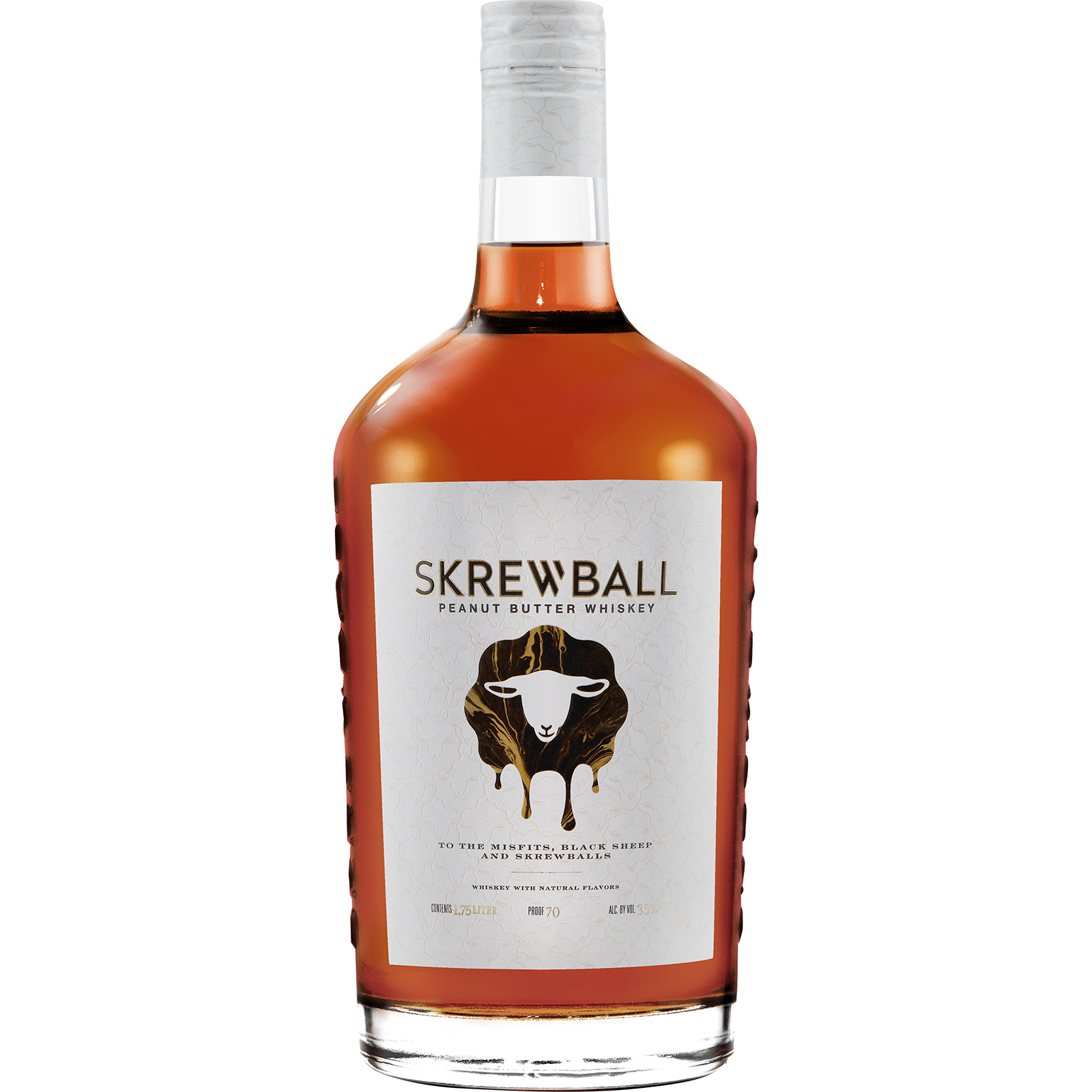 slide 1 of 10, Skrewball Peanut Butter Flavored Whiskey With Natural Flavors - 1.75 L, 1.75 liter