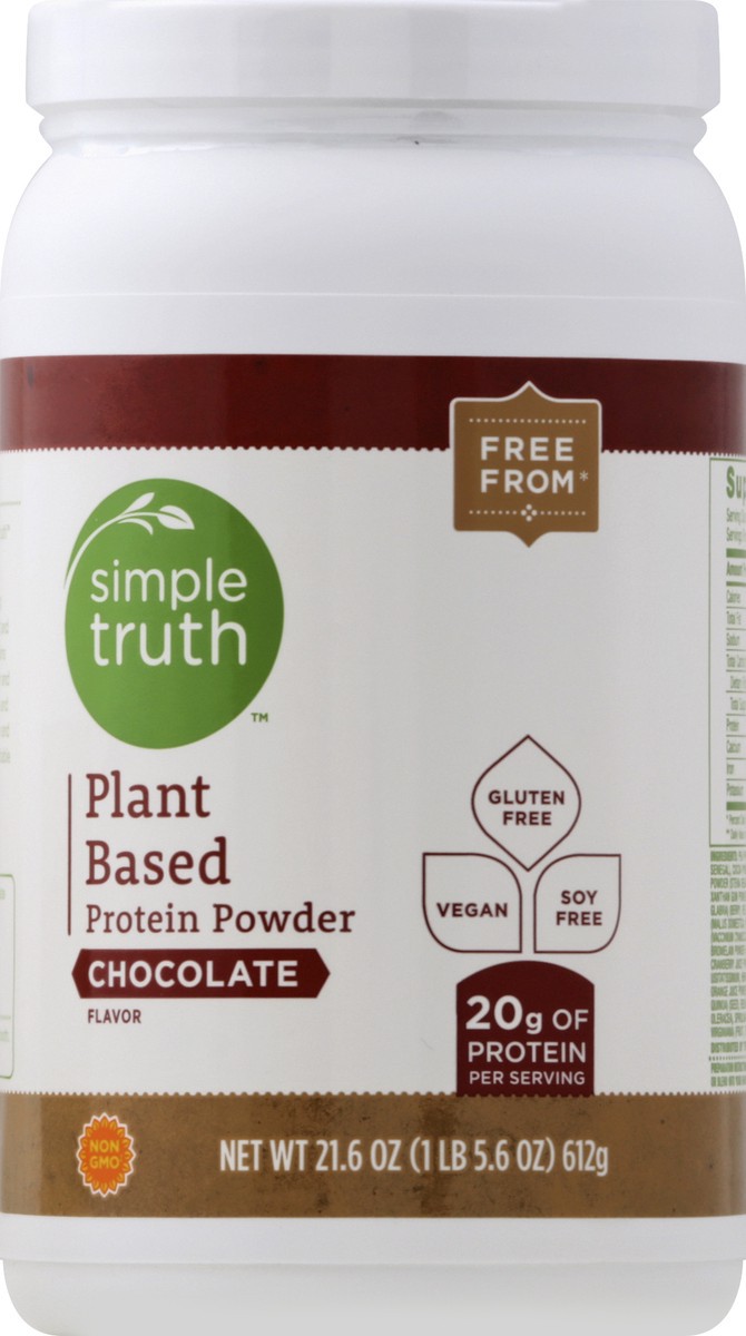 slide 1 of 7, Simple Truth Protein Powder 21.6 oz, 21.6 oz