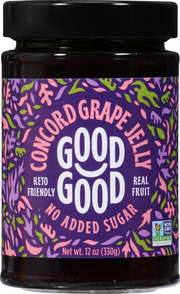 slide 9 of 11, Good Good Concord Grape Jelly, 12 oz