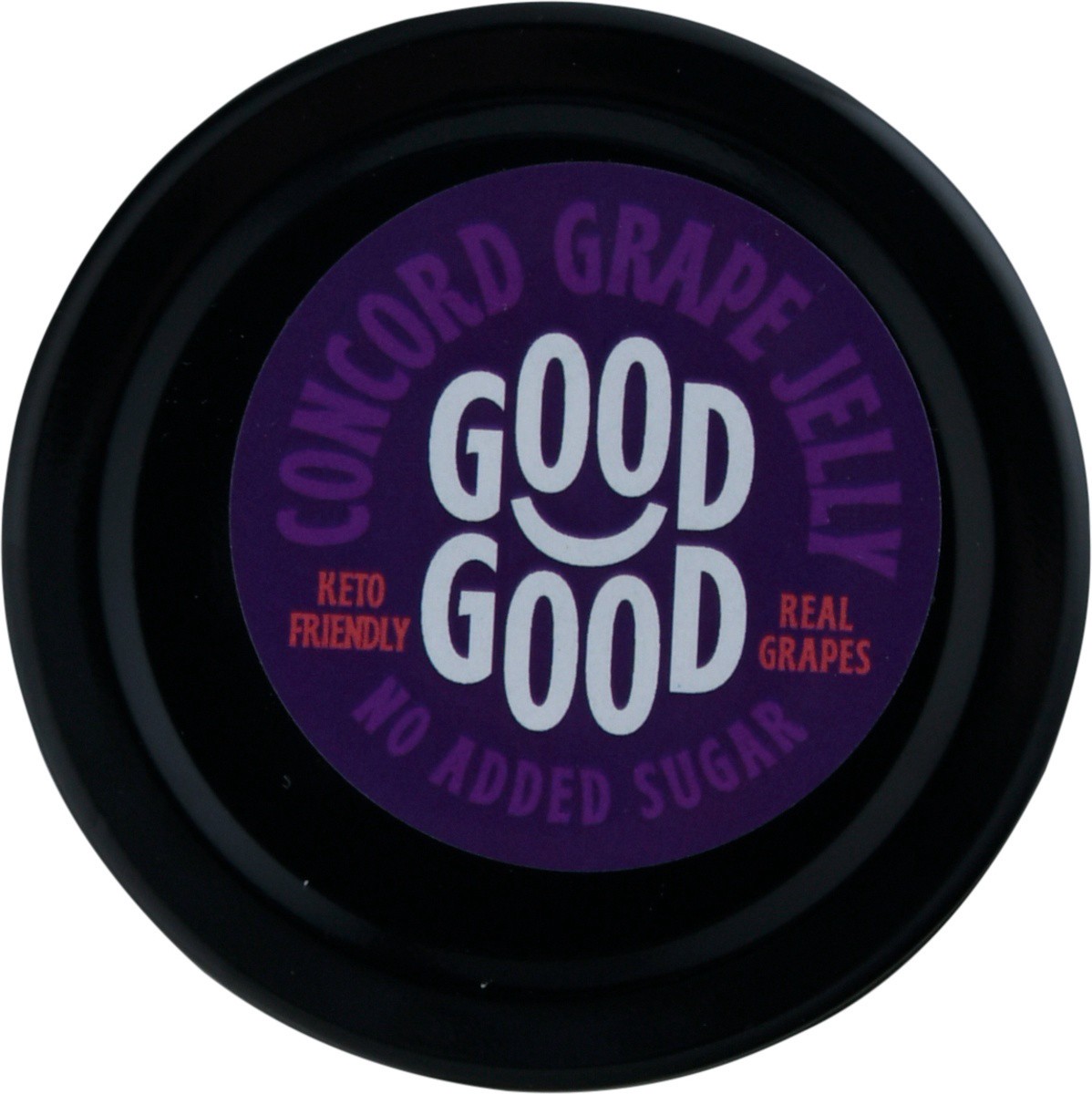 slide 7 of 9, Good Good No Added Sugar Concord Grape Jelly, 12 oz