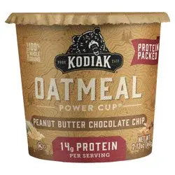 Kodiak Cakes Oatmeal Power Cup, Peanut Butter Chocolate Chip, 2.12 oz