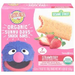 Earth's Best Organic Sunny Days Strawberry Flavored Snack Bars 7 - 0.67 oz Bars