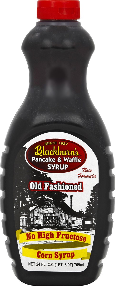 slide 2 of 2, Blackburns Syrup Pancake & Waffle Syrup, Old Fashioned, 24 oz