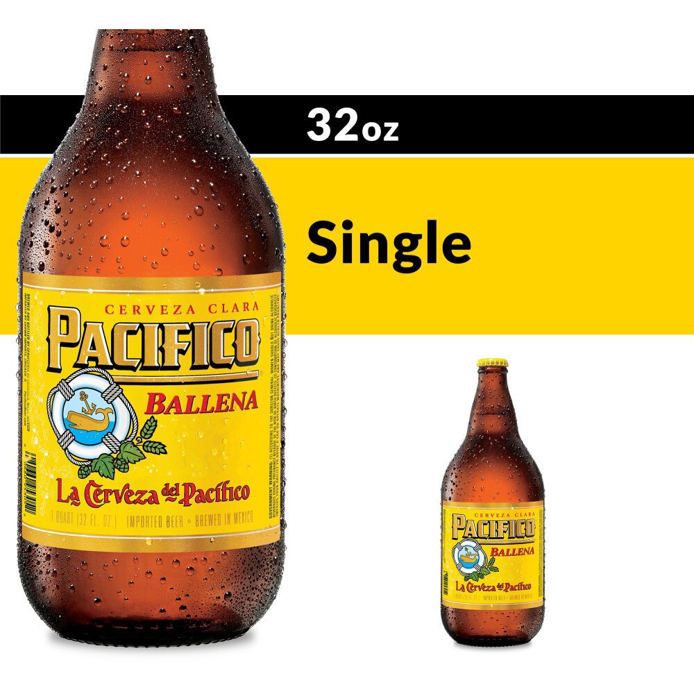 slide 1 of 1, Pacifico Ballena In Bottles, 32 fl oz