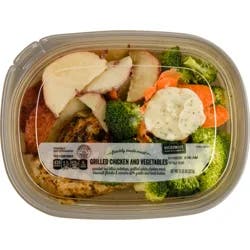 Giant Freshly Made Meal Grilled Chicken & Vegetables