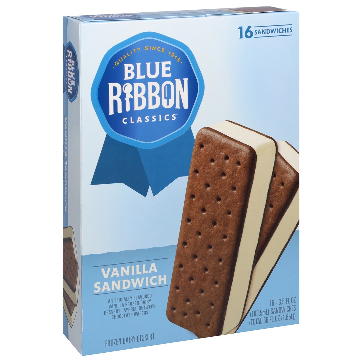 slide 2 of 11, Blue Ribbon Classics Vanilla Sandwich, 56 fl oz