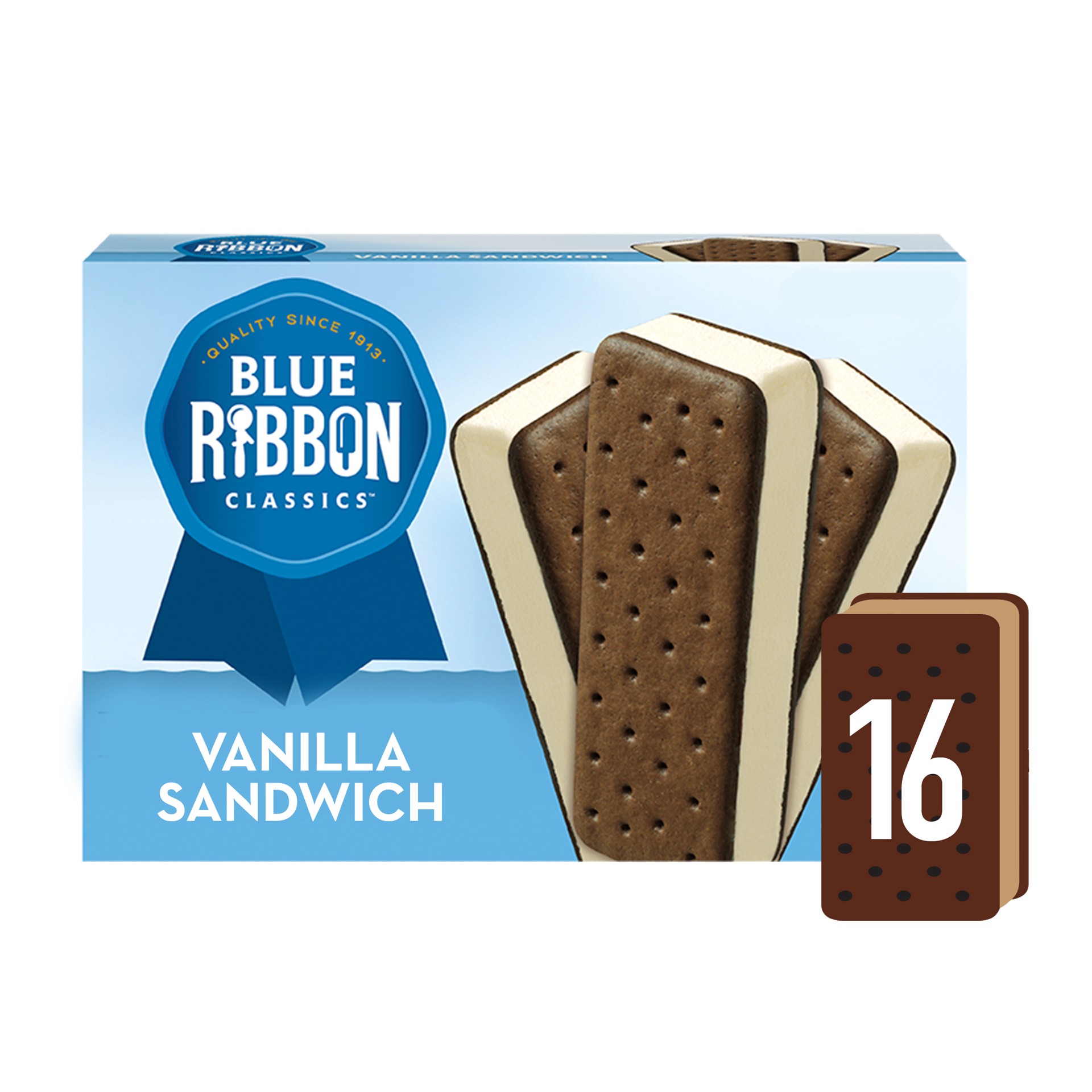 slide 1 of 11, Blue Ribbon Classics Vanilla Sandwich, 56 fl oz