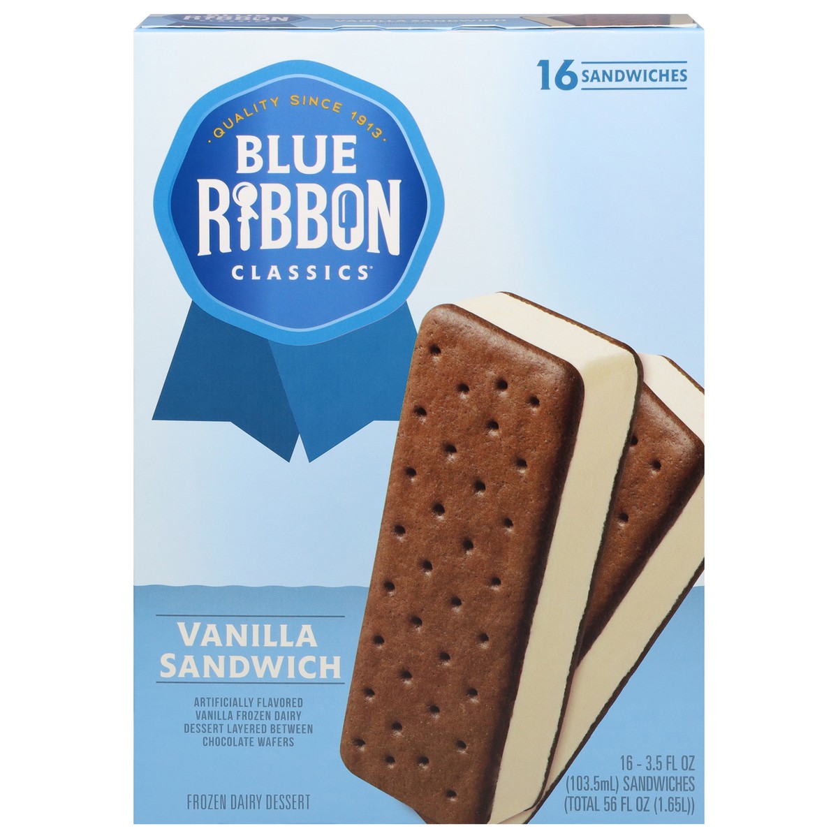 slide 6 of 11, Blue Ribbon Classics Vanilla Sandwich, 56 fl oz