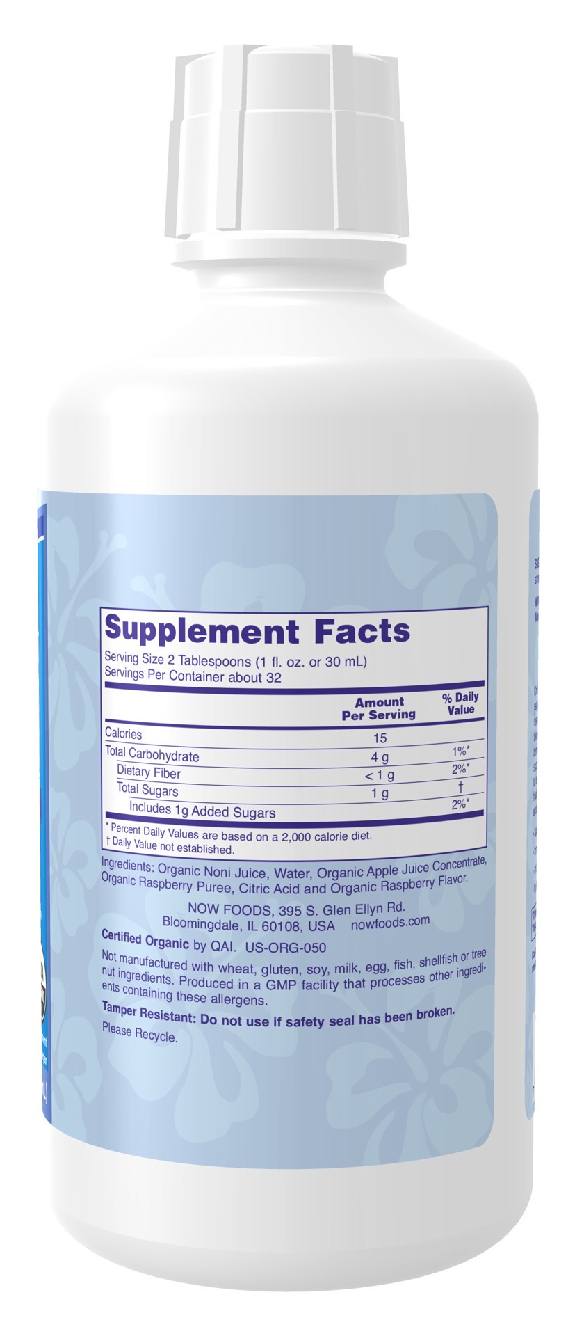 slide 2 of 4, NOW Supplements Noni SuperFruit Juice, Organic Liquid - 32 fl. oz., 32 fl oz