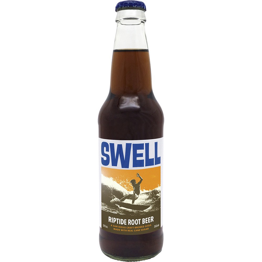slide 1 of 1, Swell Soda Riptide Root Beer, 4 ct; 12 oz