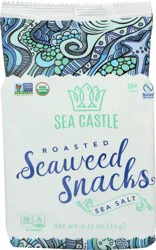 Sea Castle Roasted Sea Salt Seaweed Snacks 0.35 oz