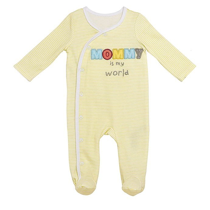 slide 1 of 1, Baby Starters Newborn Mommy Sleep and Play Footie - Yellow, 1 ct