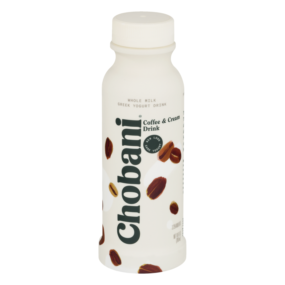 slide 1 of 1, Chobani Low Fat Coffee & Cream Blended Greek Yogurt, 10 fl oz