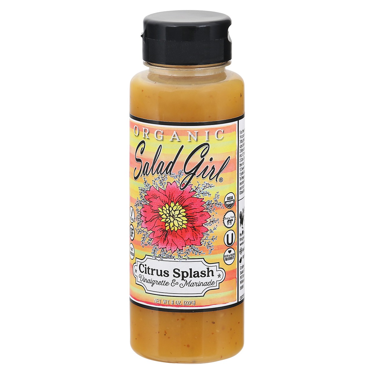 slide 12 of 12, Salad Girl Organic Citrus Splash Vinaigrette & Marinade 8 oz, 8 oz