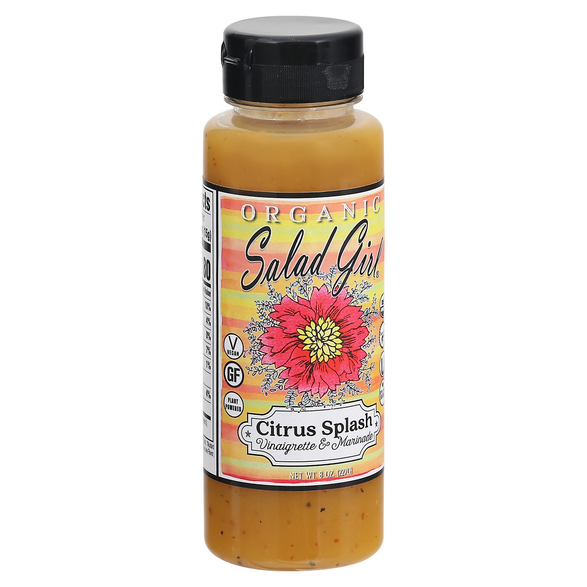 slide 8 of 12, Salad Girl Organic Citrus Splash Vinaigrette & Marinade 8 oz, 8 oz