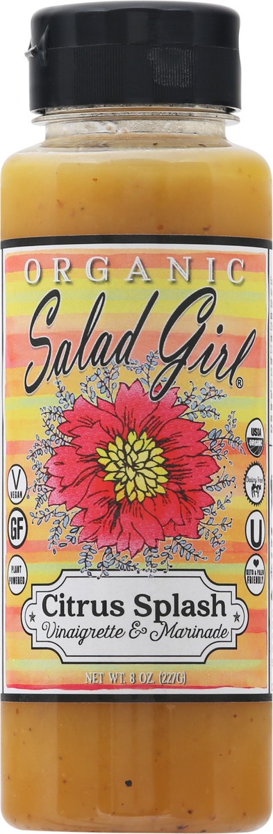 slide 4 of 12, Salad Girl Organic Citrus Splash Vinaigrette & Marinade 8 oz, 8 oz