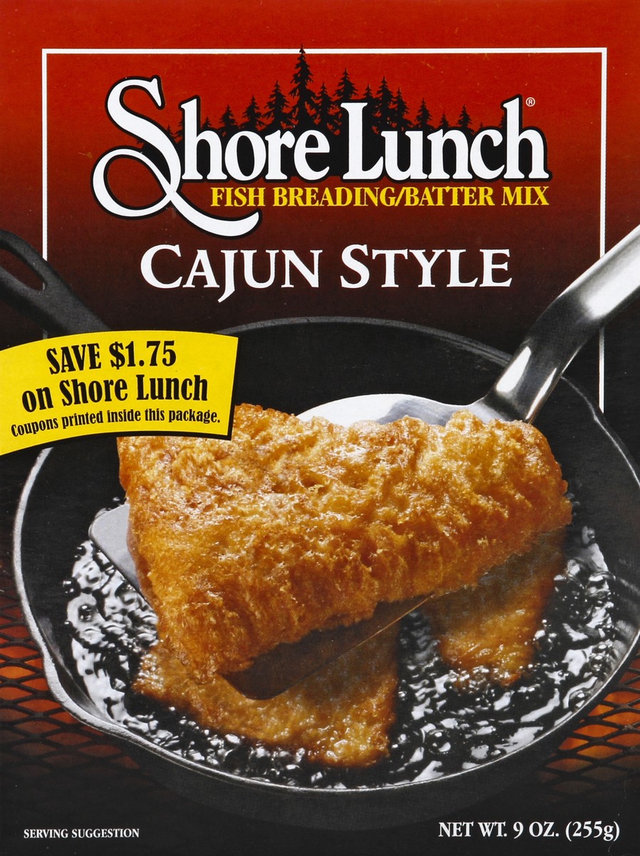 slide 3 of 5, Shore Lunch Cajun Style Breading & Batter Mix 9 oz, 9 oz