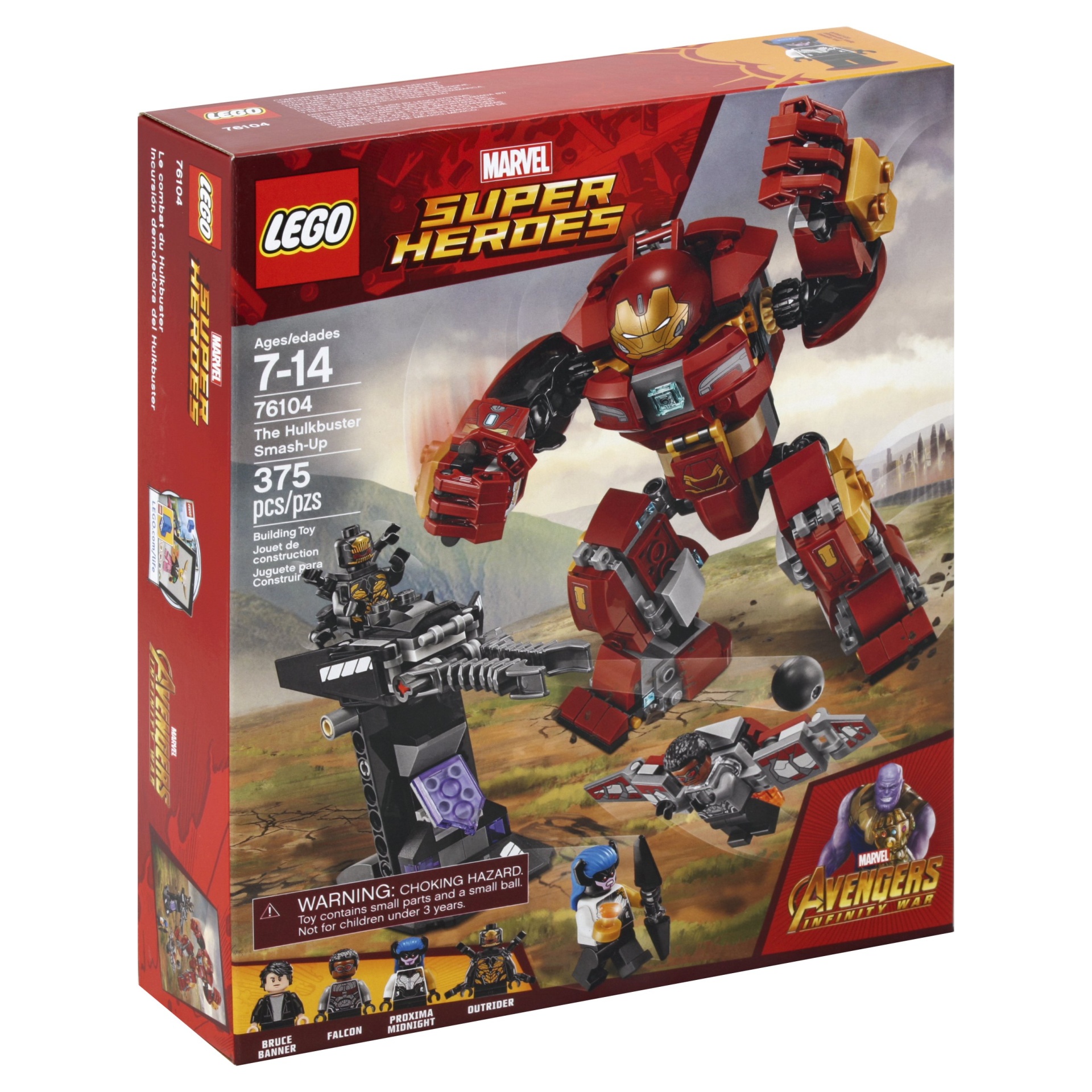 slide 1 of 4, LEGO Super Heroes Marvel Avengers Movie The Hulkbuster Smash-Up 76104, 1 ct