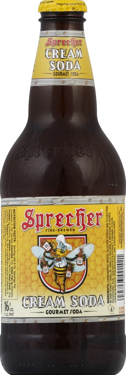 slide 1 of 4, Sprecher Orange Dream Craft Soda - 16 fl oz, 16 oz