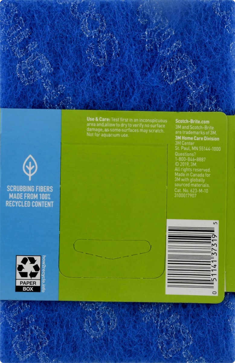 slide 2 of 10, Scotch-Brite Zero Scratch Scour Pads 3 Each, 3 ct