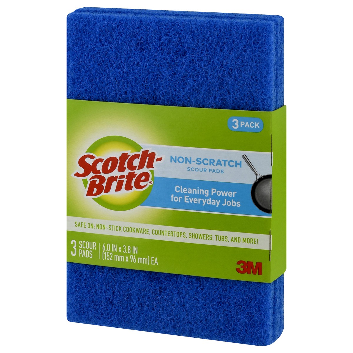 slide 5 of 10, Scotch-Brite Zero Scratch Scour Pads 3 Each, 3 ct