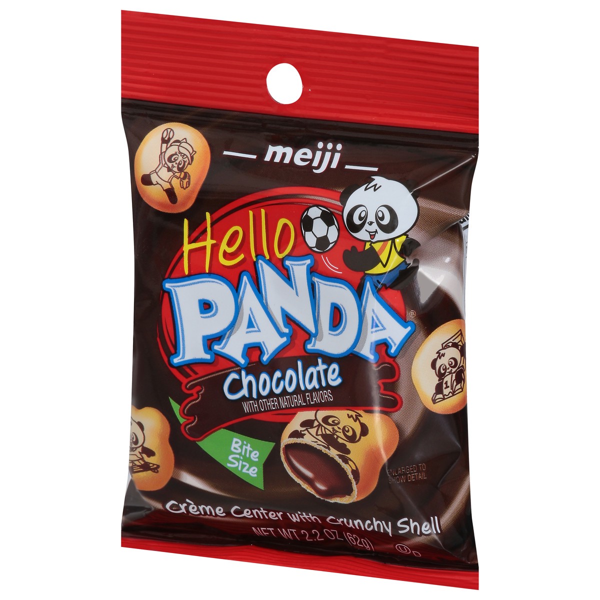 slide 8 of 9, Meiji Hello Panda Crunchy Chocolate Bite Size Cookie 2.2 oz, 2.2 oz