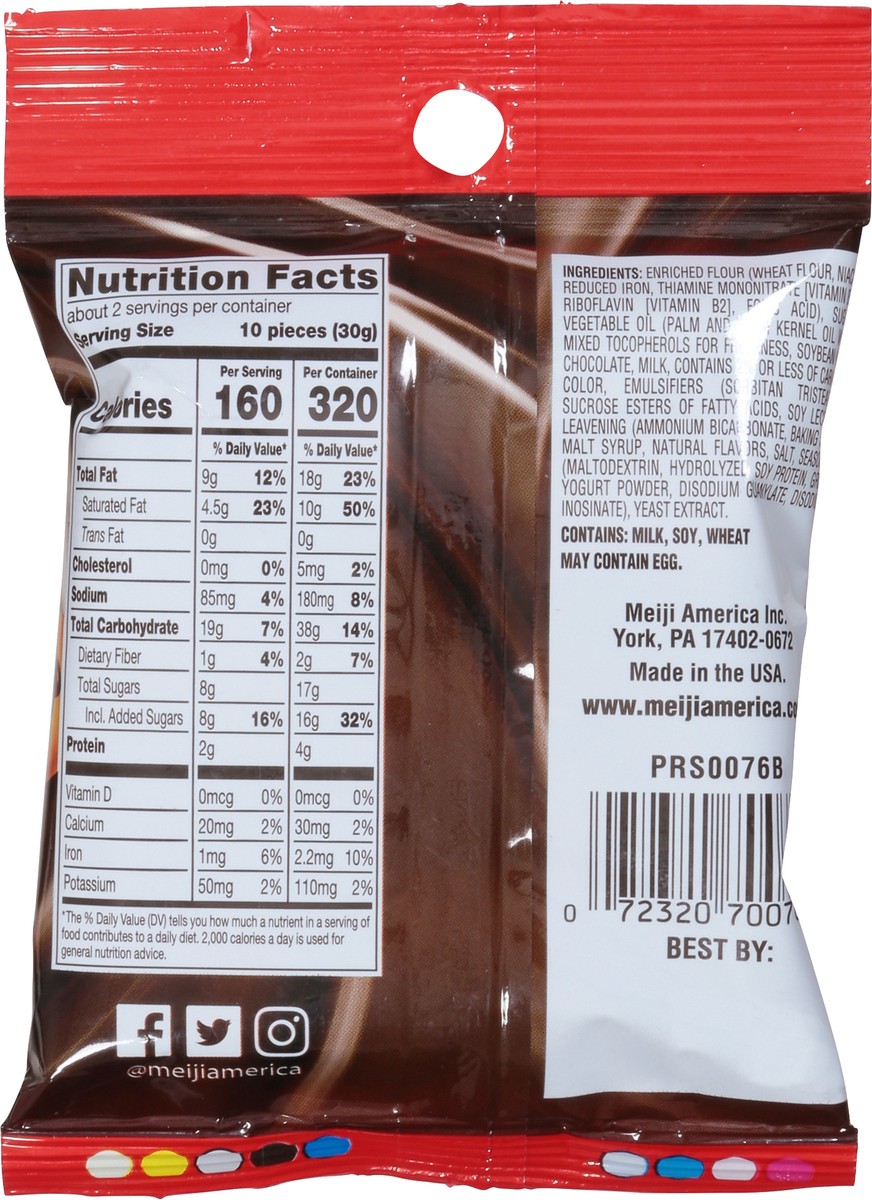 slide 5 of 9, Meiji Hello Panda Crunchy Chocolate Bite Size Cookie 2.2 oz, 2.2 oz