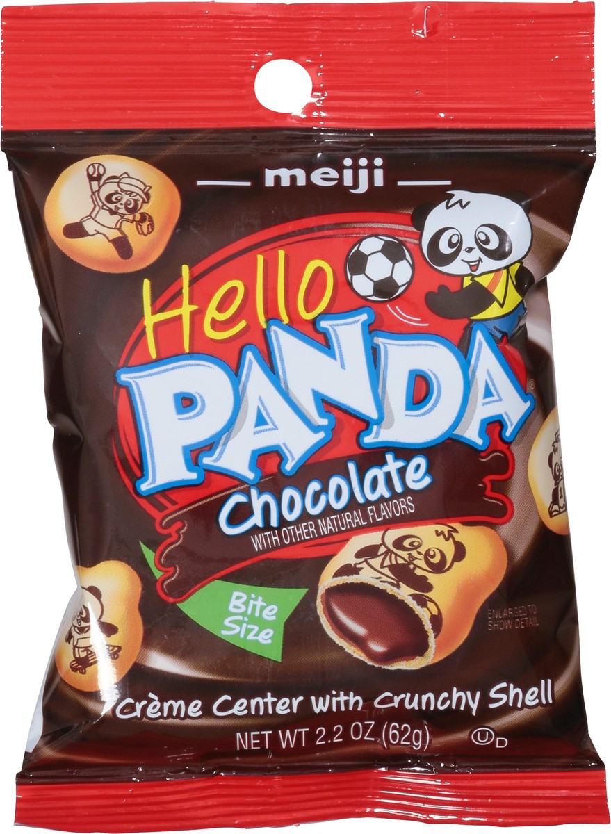 slide 4 of 9, Meiji Hello Panda Crunchy Chocolate Bite Size Cookie 2.2 oz, 2.2 oz
