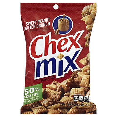 slide 1 of 1, Chex Mix Sweet Peanut Butter Crunch Snack Mix, 8 oz