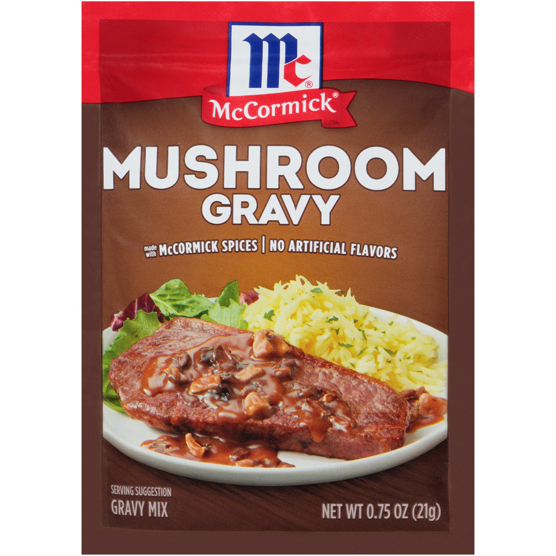 slide 1 of 5, McCormick Mushroom Gravy Mix, 0.75 oz