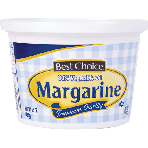 slide 1 of 1, Best Choice 80% Vegetable Oil Soft Margarine, 15 oz