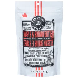 Pop Daddy Pretzel Sticks, Maple & Brown Butter 212 G
