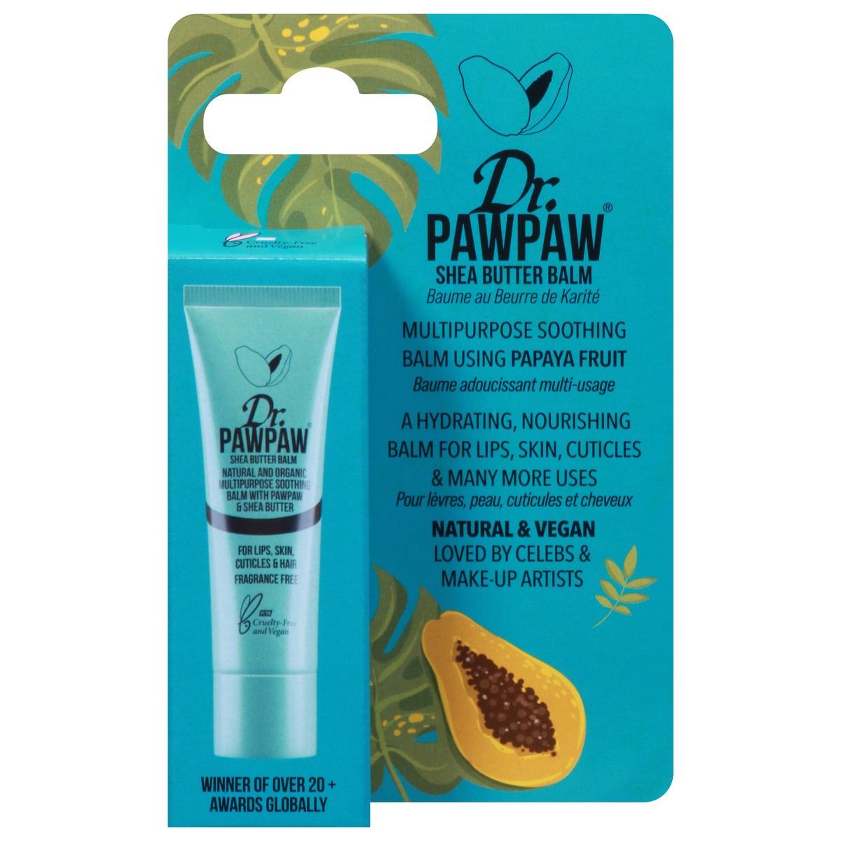 slide 1 of 9, Dr. PawPaw Shea Butter Lip Balm 0.33 fl oz, 1 ct