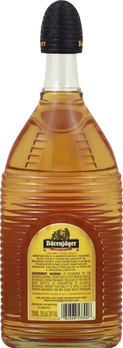 slide 4 of 6, Bärenjäger Barenjager Liqueur Honey, 750 ml