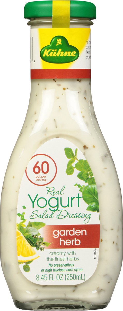 slide 9 of 9, Kuhne Real Yogurt Garden Herb Salad Dressing 8.45 fl oz, 8.45 oz