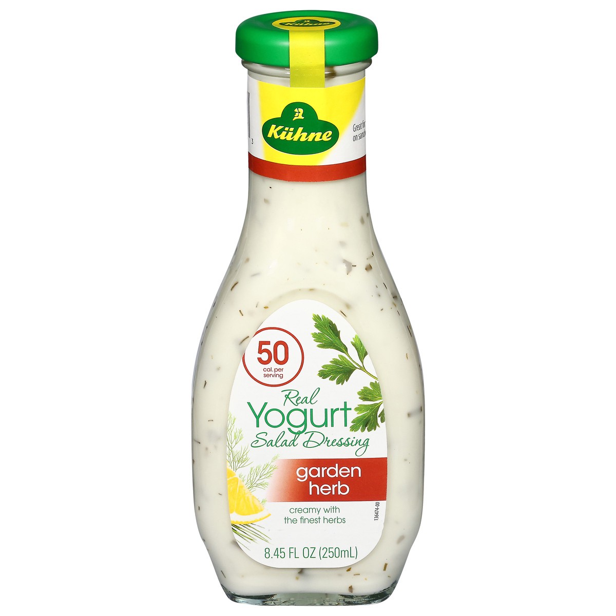 slide 1 of 9, Kuhne Real Yogurt Garden Herb Salad Dressing 8.45 fl oz, 8.45 oz