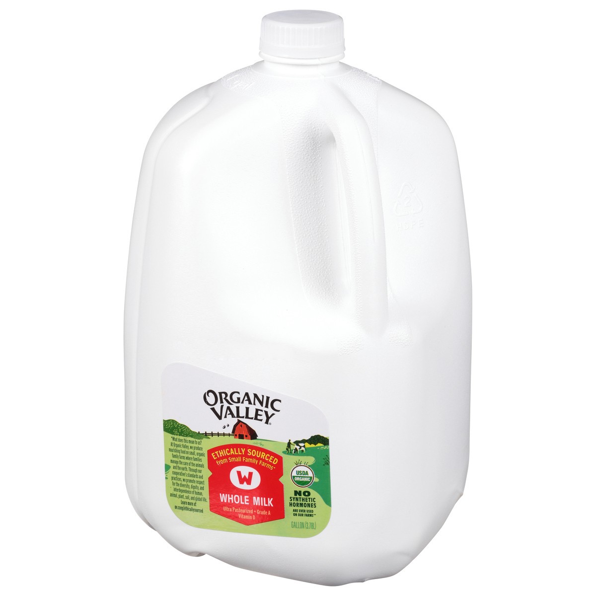 slide 3 of 9, Organic Valley Whole Milk Gallon, 128 fl oz