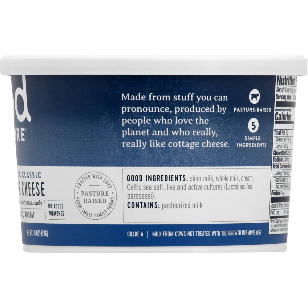 slide 9 of 15, Good Culture Classic 4% Whole Milk Classic Cottage Cheese - 16oz, 16 oz