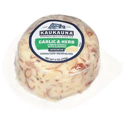 Kaukauna Garlic And Herb Cheese Spread With Almonds - 6 Oz