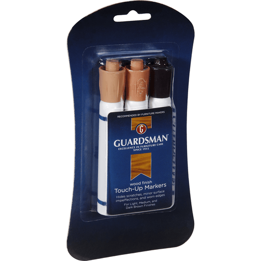 slide 3 of 8, Guardsman Wood Finish Light, Medium, And Dark Brown Touch-Up-Markers, 3 ct