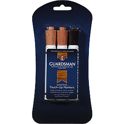 slide 5 of 8, Guardsman Wood Finish Light, Medium, And Dark Brown Touch-Up-Markers, 3 ct