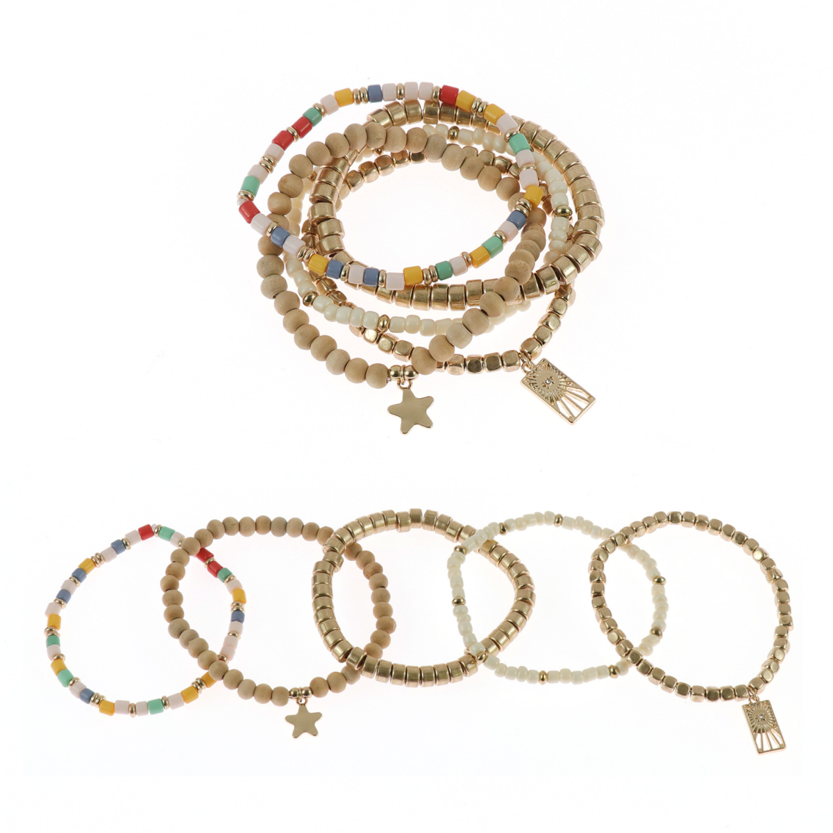 slide 1 of 1, Ballet Mixed Bracelet Set, 5 ct