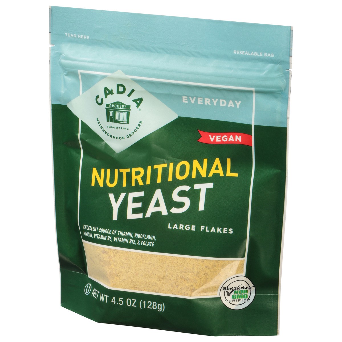 slide 7 of 9, Cadia Large Flakes Everyday Nutritional Yeast 4.5 oz, 4.50 oz