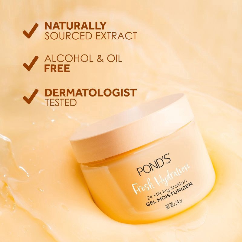 slide 4 of 7, POND's Gel Fruity HYDRA Orange Face Moisturizer - 3.88oz, 3.88 oz