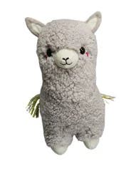 Holiday Home 11.5" Beige Llama Plush