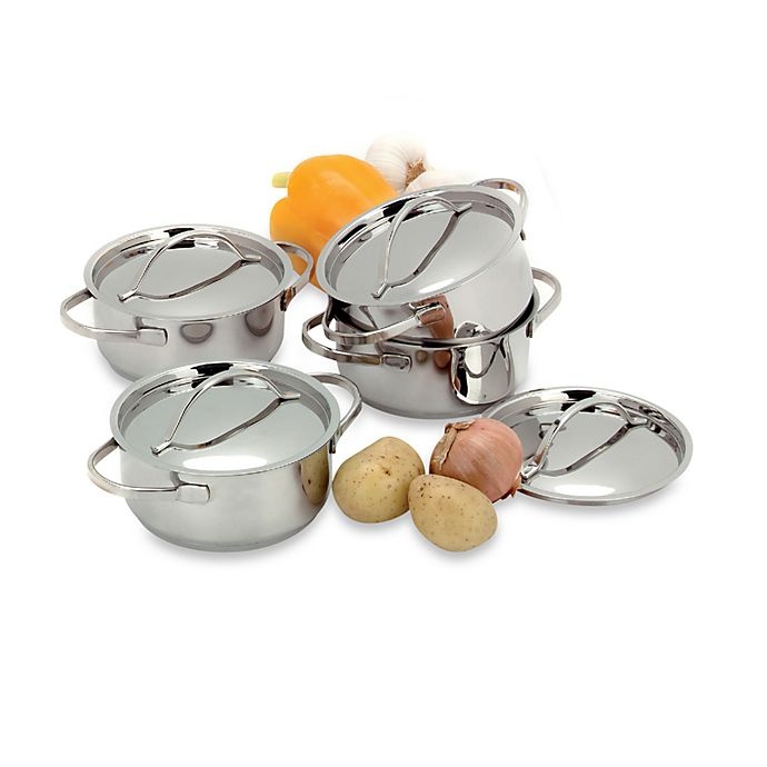 slide 1 of 1, Demeyere Covered Mini Dutch Oven Set, 4 ct